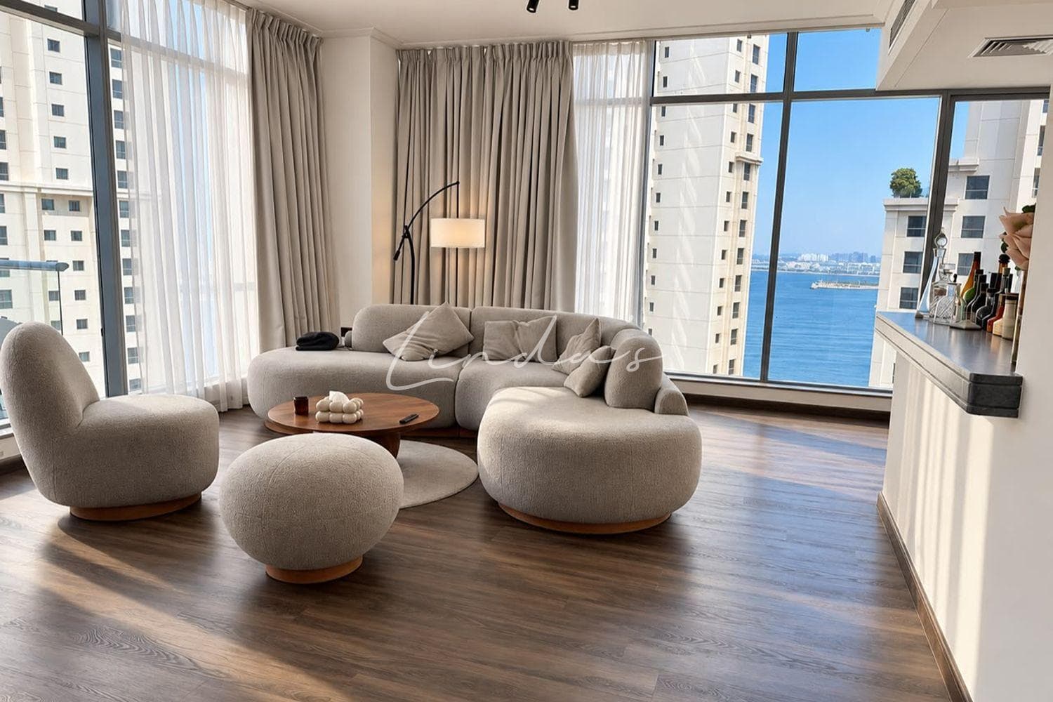 Upgraded | Sea and Marina View | Fully Furnished