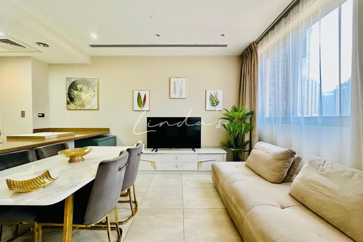 Furnished | 1 Bedroom and 2 Bath | Balcony
