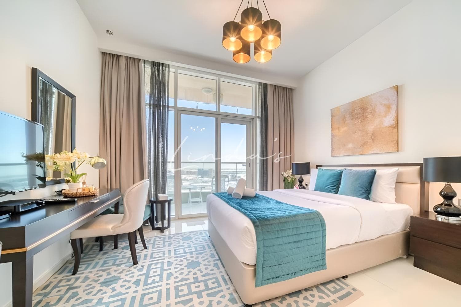 Furnished | glass Balcony | High floor