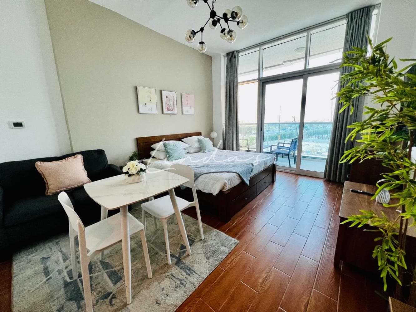 Furnished | Balcony | Studio Layout