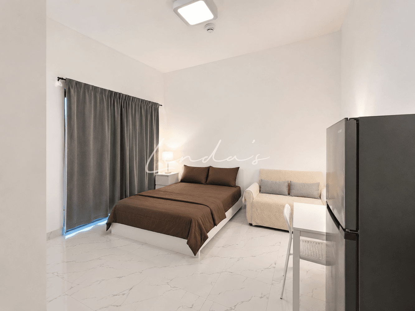 Unfurnished | Central A/C and heating | Balcony